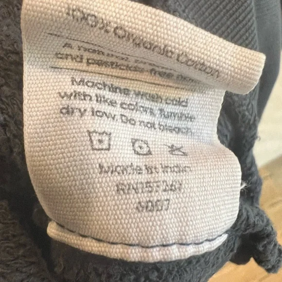 MATE The Label Organic Fleece Oversized Sweatshirt M/L - Picture 5 of 5